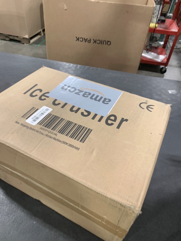 Photo 1 of Reespring Shaved Ice Machine Snow Cone Machine Ice Crusher with Stainless Steel Blade Kitchen Electric for Shaved Ice and Snow Cone (300W 2000r/min) Also Comes with a Free Ice Pick and Ice Cube Tray
