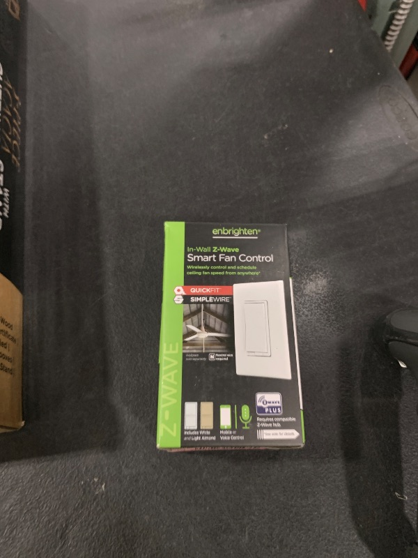 Photo 1 of Enbrighten 58446 Z-Wave Plus v2 in-Wall Smart Fan Control, Paddle, 700 Series