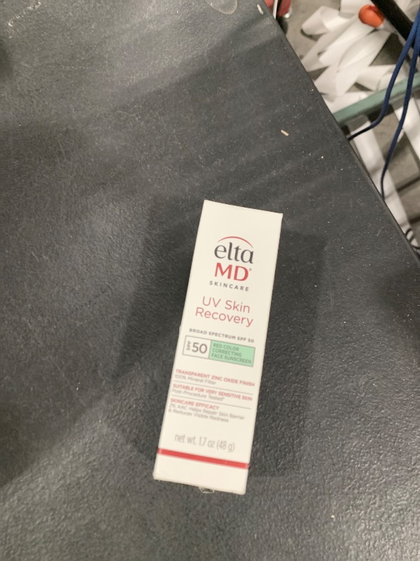 Photo 1 of EltaMD UV Skin Recovery Green Tint All Mineral, Redness Reduction, Sensitive Skin Face Sunscreen SPF 50