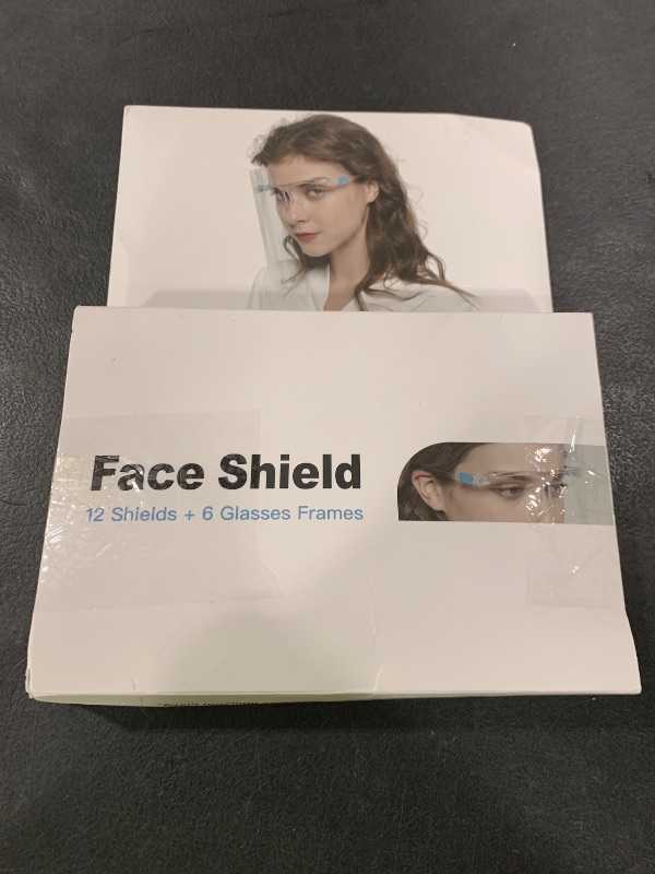 Photo 1 of salipt Face Shields Set with 12 Replaceable Anti Fog Shields and 6 Reusable Glasses for Women and Man to Protect Eyes and Face