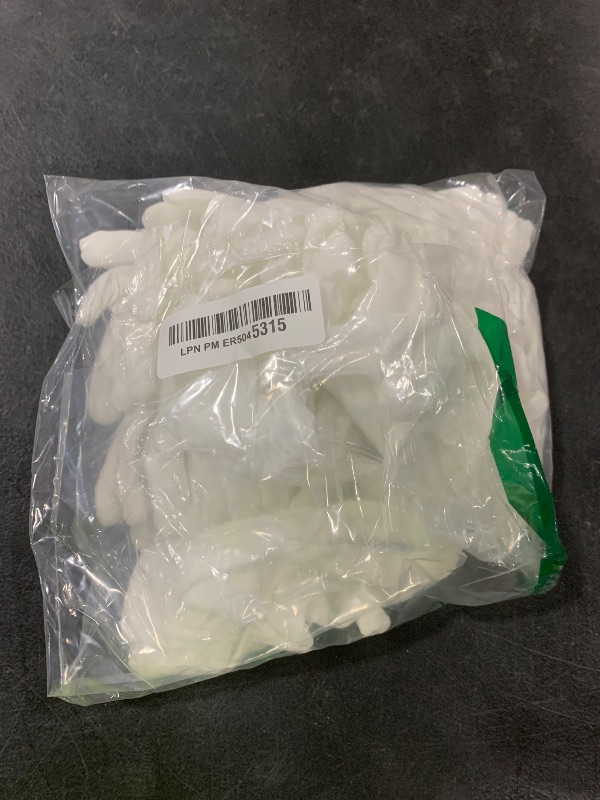 Photo 1 of Cotton Kids Gloves - 24pcs Soft White Moisturizing Eczema Gloves for Dry Hands SPA Inspection (X-Small)