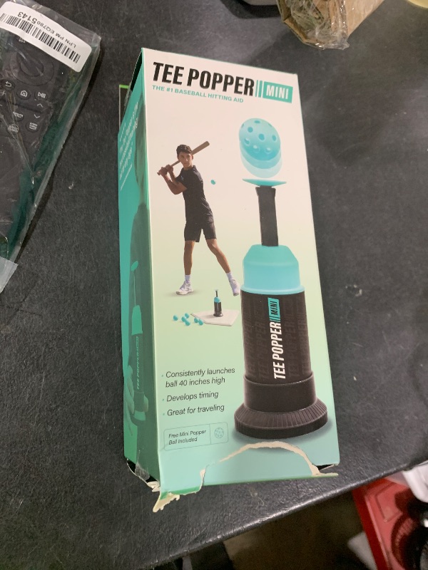 Photo 1 of Bandit Sports Baseball Training Mini Tee Popper, Hitting Tee for Perfect Swings, Batting Machine for Practicing Hitting Without a Pitcher (1 Popper Ball Included)