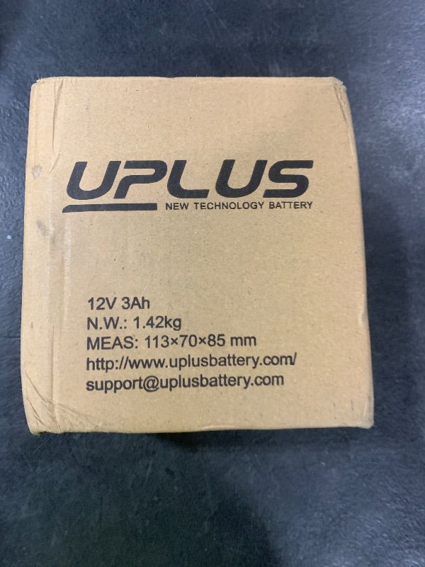 Photo 1 of UPLUS YTX4L-BS Motorcycle Battery, EB4-3 12V 3Ah SLA Batteries Maintenance Free Scooter ATV AGM Battery, Replacement for YT4L-BS, AGM12-4, LTX4L-BS, NTX4L-BS, CTX4L-BS, GTX4L-BS, FTX4L-BS