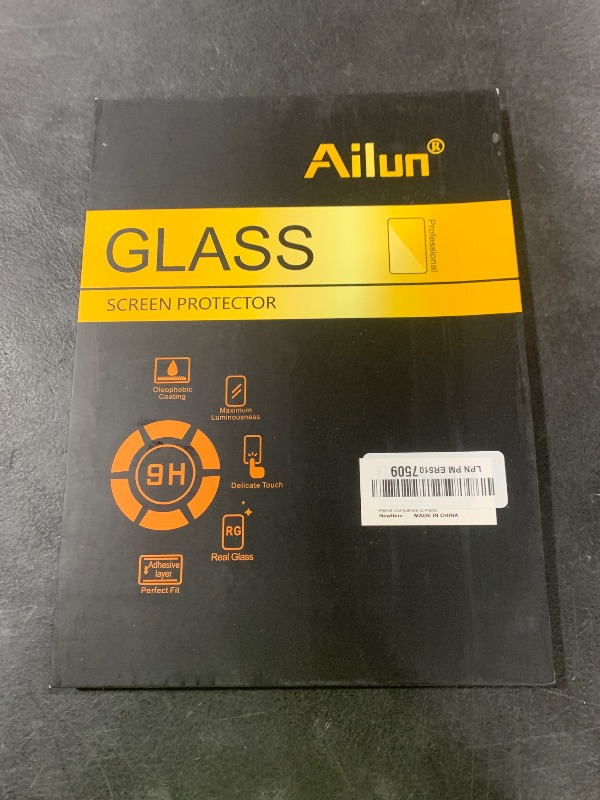 Photo 1 of Ailun Screen Protector for iPad 9th 8th 7th Generation (10.2 Inch, iPad 9/8/7, 2021&2020&2019) Tempered Glass/Apple Pencil Compatible [2 Pack]