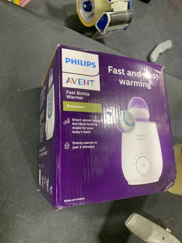 Photo 1 of Philips Avent Premium Fast Bottle Warmer, with Smart Temperature Control, Water Bath Technology, Automatic Shut-Off, Model SCF358