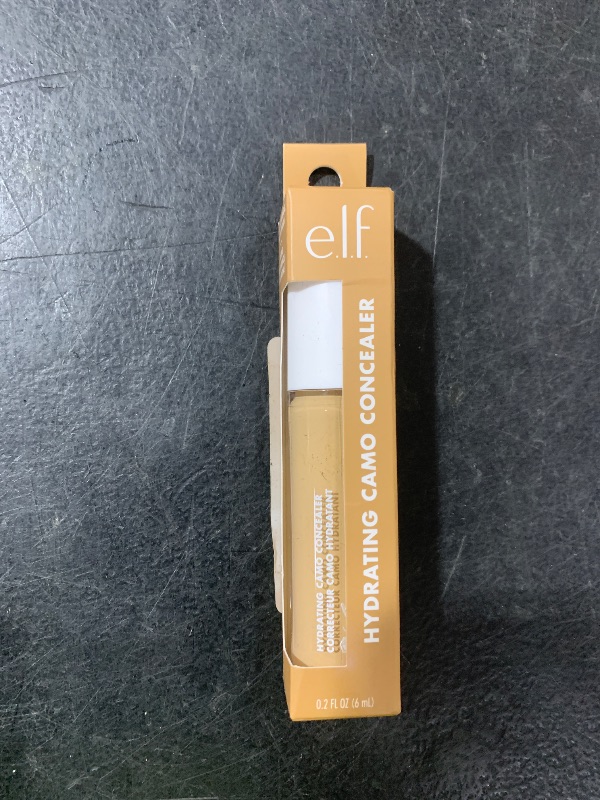 Photo 1 of e.l.f. Hydrating Camo Concealer, Covers Blemishes & Under-Eye Circles, Full-Coverage & Delivers A Satin Finish, Vegan & Cruelty-Free, Light Beige