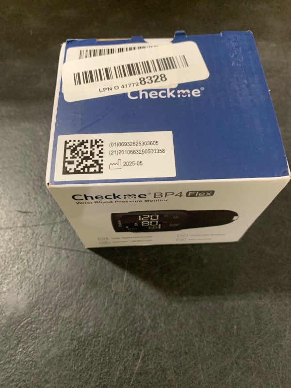 Photo 1 of Checkme Wrist Blood Pressure Monitor for Home Use, Bluetooth Blood Pressure Machine, Digital LCD Display BP Monitor with Voice Broadcast, Adjustable Blood Pressure Cuff 5.3-8.5 Inch, Compatible App