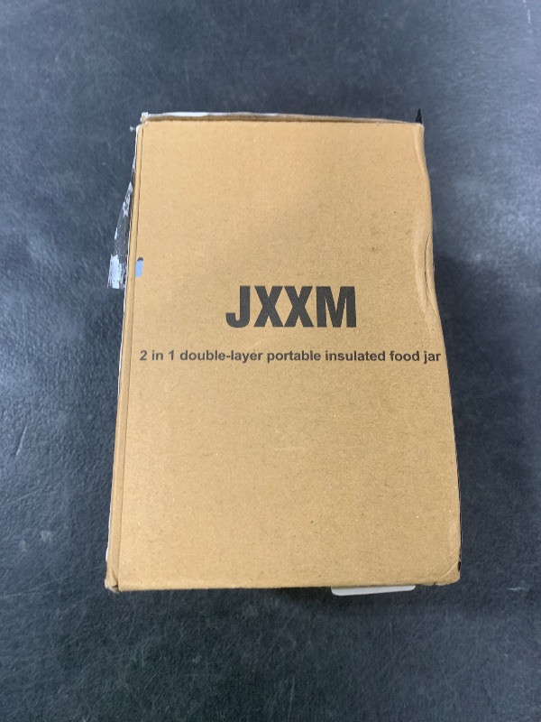 Photo 1 of JXXM 2 in 1 Double Insulated Food Jar 13.5oz Soup Thermo with Snack Container Kids Thermo for Hot Food Lunch Containers Wide Mouth Vacuum Stainless Steel Leak Proof for School Travel(Purple)
