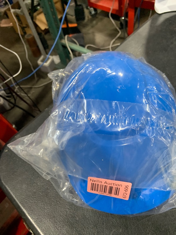 Photo 1 of 3M Hard Hat SecureFit H-703SFV-UV, Blue, Vented Cap Style Safety Helmet with Uvicator Sensor, 4-Point Pressure Diffusion Ratchet Suspension, ANSI Z87.1