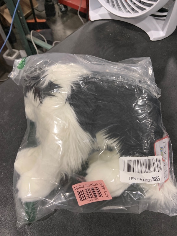 Photo 1 of Douglas Chase Border Collie Dog Plush Stuffed Animal | 16-inch