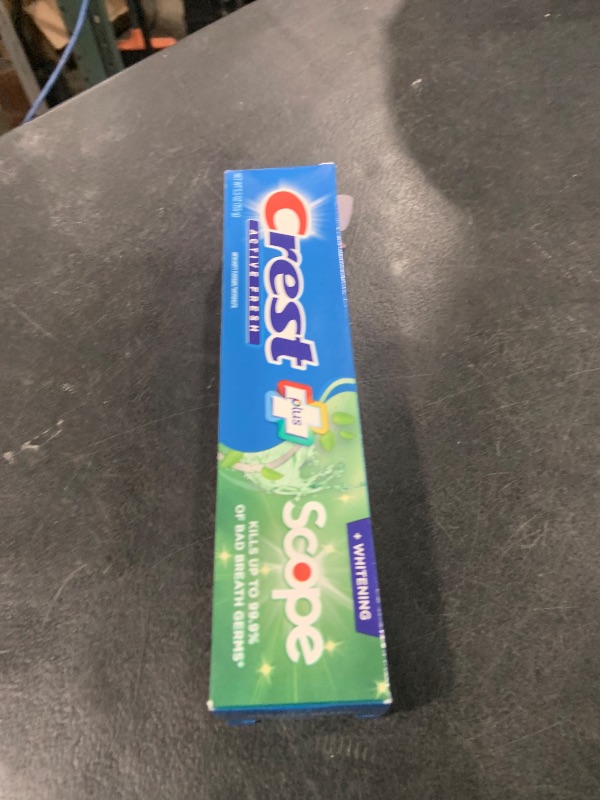 Photo 1 of CREST TOOTHPASTE 