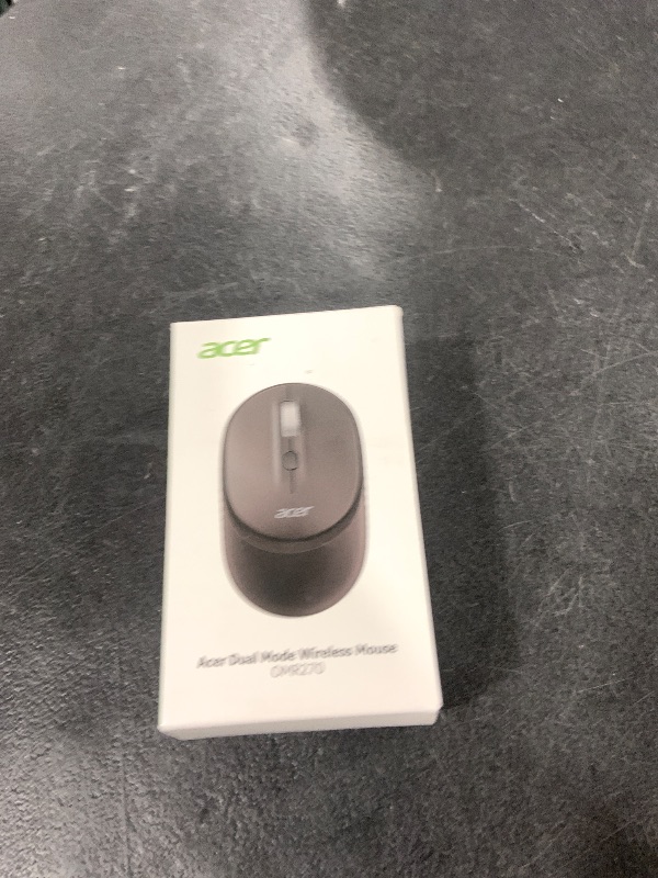Photo 1 of acer Bluetooth Wireless Mouse for Laptop, Computer Mouse Wireless (BT5.2+2.4GHz), Small to Medium Size, Left & Right Handed Office USB Mice with USBA Receiver, 4 Buttons, Compatible with PC, Desktop
