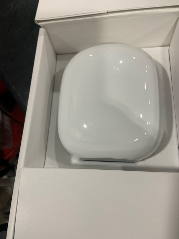 Photo 1 of Google Nest WiFi Pro - Wi-Fi 6E - Reliable Home Wi-Fi System with Fast Speed and Whole Home Coverage - Mesh Router - Snow