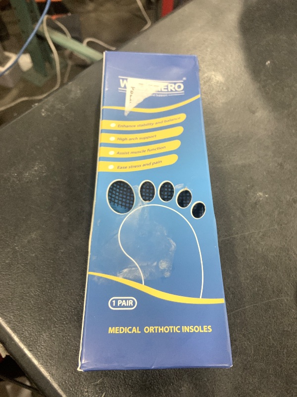 Photo 1 of Inserts Relieve Plantar Fasciitis - Flat Feet Insoles Arch Supports, Orthotic Insoles for Foot Pain Arch Pain Reduce Muscle Fatigue Absorb Shock (Mens 5-5 1/2 | Womens 7-7 1/2)