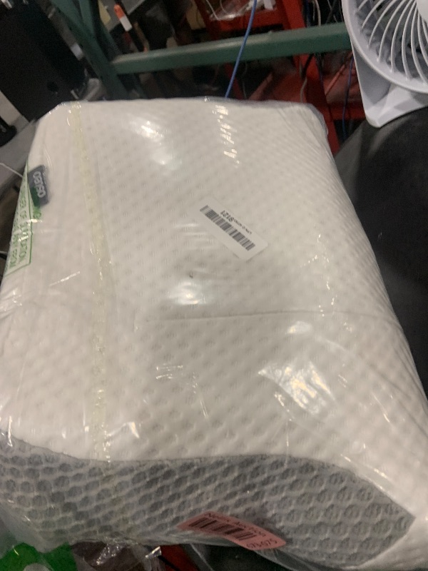 Photo 1 of Osteo Cervical Pillow for Neck Pain Relief, Hollow Design Odorless Memory Foam Pillows with Cooling Case, Adjustable Orthopedic Bed Pillow for Sleeping, Support for Side Back Sleepers