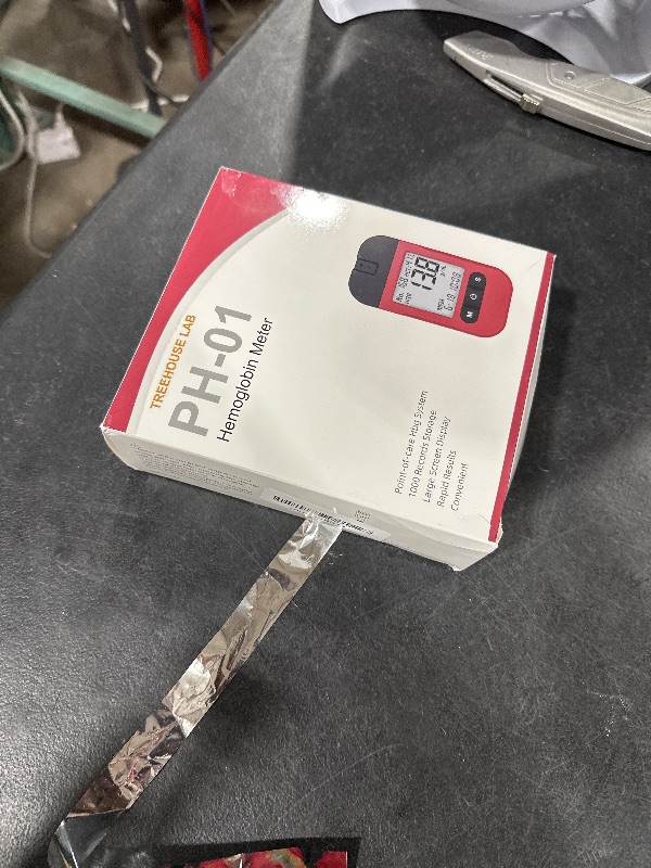 Photo 1 of Hemoglobin Test Kits with 25 Hemoglobin Test Strips, Hemoglobin Test Meter for Home Use, Hemoglobin Tester at Home