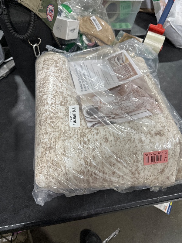Photo 1 of Soalmost 6x9 Area Rug for Living Room Washable 6x9 Rug Non-Slip Modern Rugs for Bedroom Dinning Room Ultra-Thin Indoor Beige Rug