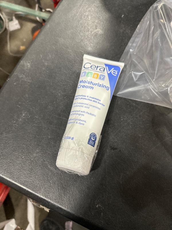 Photo 1 of CeraVe Baby Cream, Gentle Moisturizing Cream with Ceramides, Fragrance, Paraben, Dye & Phthalates Free, Rich & Non-Greasy Feel, Gentle Baby Skin Care, 8 Ounce