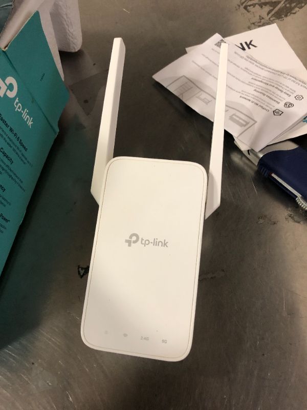 Photo 1 of TP-Link AX3000 WiFi 6 Range Extender | PCMag Editor's Choice | Dual-Band Wireless Repeater w/Ethernet Port | Up to 2400 Sq. Ft., 64 Devices | Internet Signal Booster | APP Setup | EasyMesh (RE715X)