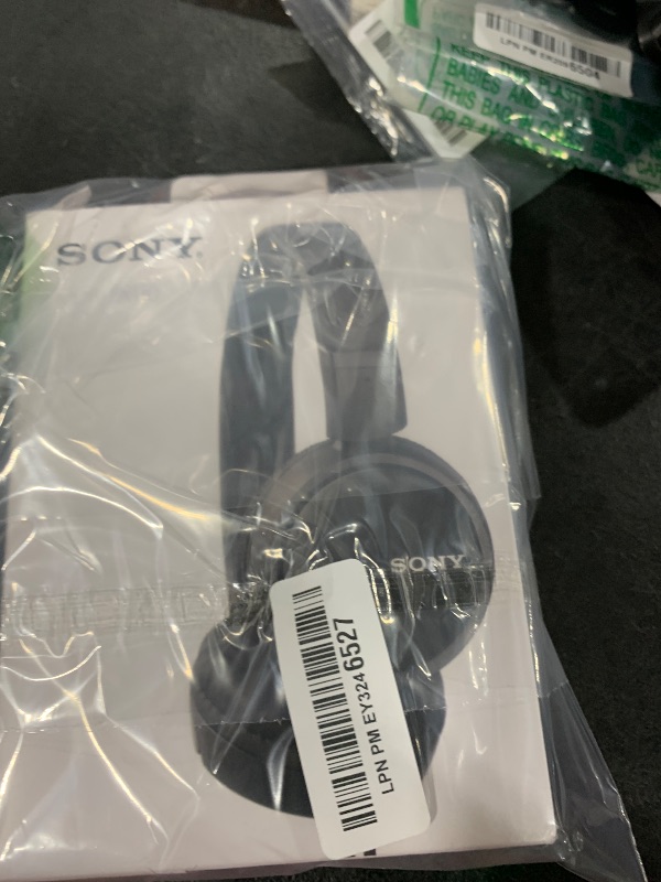 Photo 1 of Sony ZX Series Wired On-Ear Headphones, Black MDR-ZX110