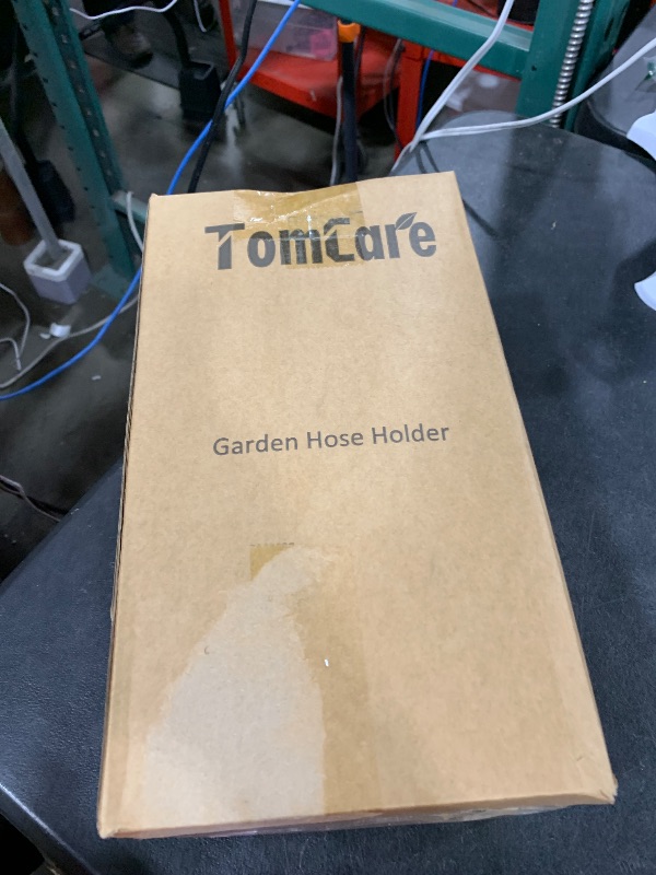 Photo 1 of TomCare Garden Hose Holder Heavy Duty Water Hose Holder Wall Mount Hose Hanger Decorative Durable Garden Hose Storage Hose Reel Solid Metal Hose Stand Sturdy Hose Holders for Outside Yard, Bronze