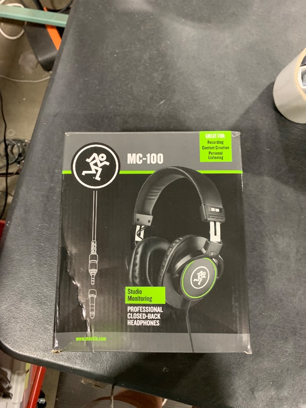Photo 1 of Mackie MC Series, Professional Closed-Back Headphones (MC-100)