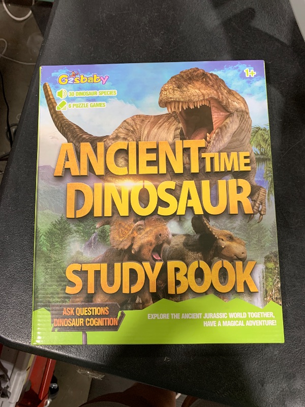 Photo 1 of Dinosaur Toys for Kids 3-5 Dinosaur Book with Sounds 30 Species Names & Realistic Sounds InteractiveToys for Boys Girls Kids 2 3 4 5 6 7 Year Old Dinosaur Toys Gifts