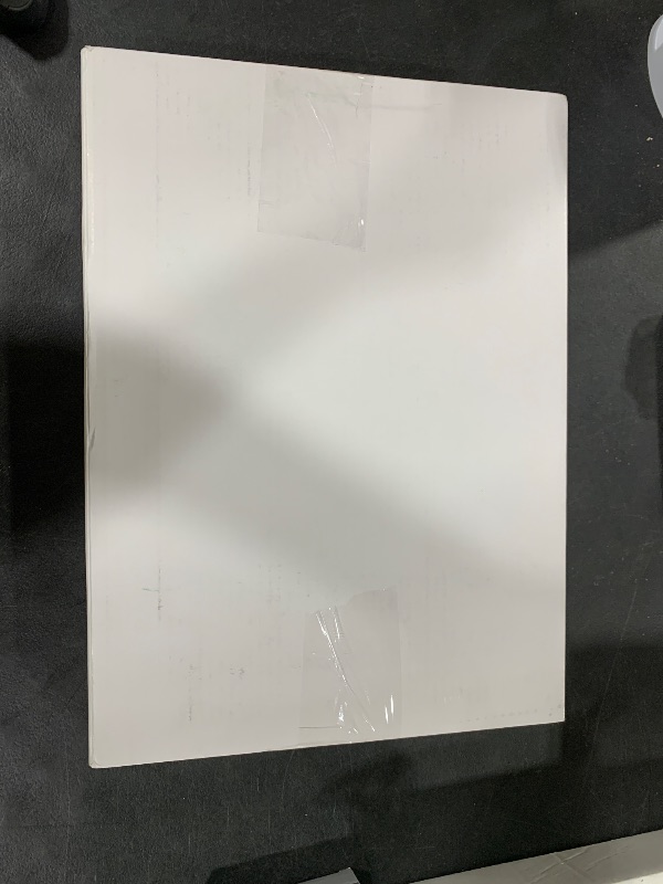 Photo 1 of TP Serving Trays with Handles, 17 Inch Large Rectangular Melamine Serving Platter Set of 2, Pure White