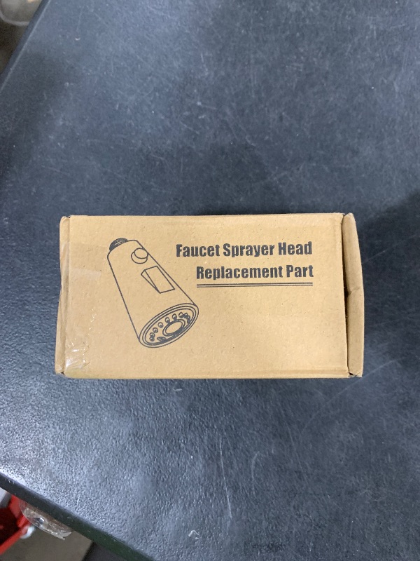 Photo 1 of Hibbent Pull Down Spray Head for Kitchen Faucet, NSF/ANSI/CAN 61 & CUPC Certified 3-Function Spray Nozzle, 15 Adapters, Sink Faucet Head Replacement Compatible with Moen, Delta, Kohler, Brushed Nickel