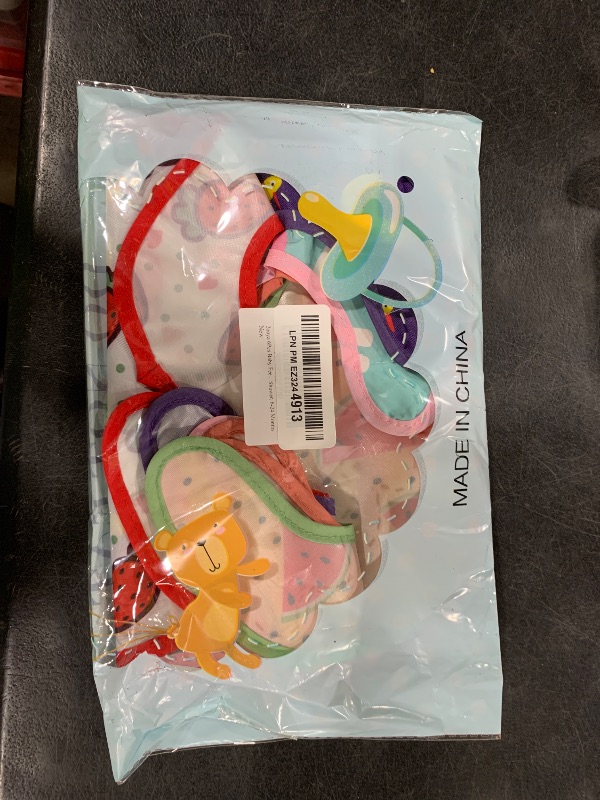 Photo 1 of 2ooya 6Pcs Baby Feeding Bibs with Crumb Catcher Pocket Adjustable Waterproof Sleeveless Teething Bib Set Toddler Infant Keepsake Gift for Baby Shower, 6-24 Months