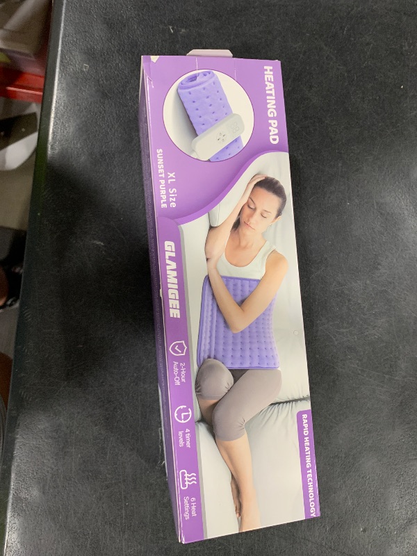 Photo 1 of Heating Pad for Back Pain Cramps Relief - Electric Heating Pad for Neck/Shoulder/Muscle Pain - 6 Heat Settings, Auto Off, Moist Heat Options, Machine Washable, Mothers Day Gifts for Mom, Women - XL