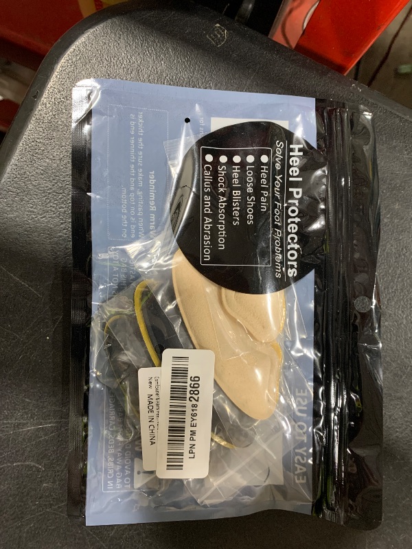Photo 1 of 6 Pairs Comfowner Heel Cushion Pads, Comfort Shoe Grips Snugs for Big Shoes Loose Blisters and Pain, Protectors Liners Men Women