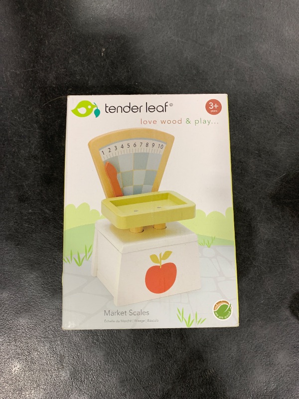 Photo 1 of Tender Leaf Toys - Market Scale - Beautiful Grocery Weighing Scales Toy Set for Pretend Play for Kids 3+