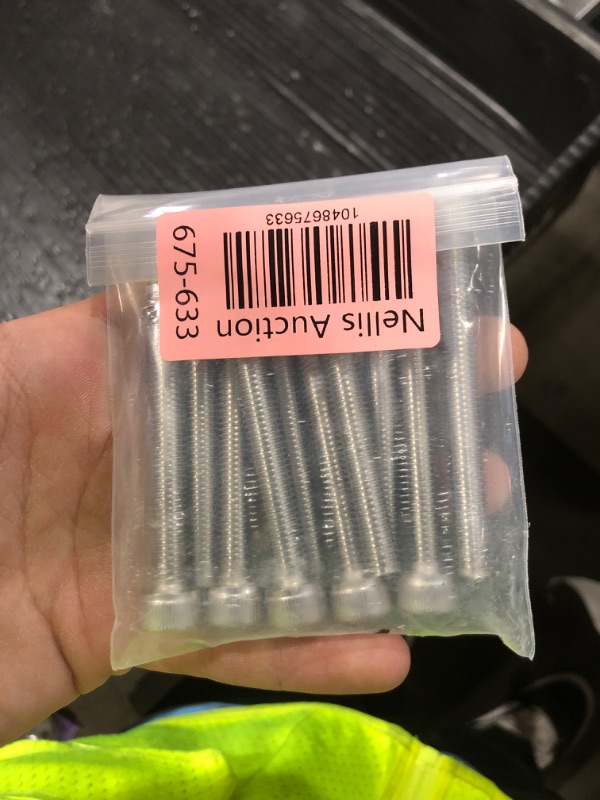 Photo 1 of MewuDecor M8 x 70mm Socket Head Cap Screws, Allen Socket Drive, Stainless Steel A2-70, Full Thread, Bright Finish, Machine Thread, Quantity 10