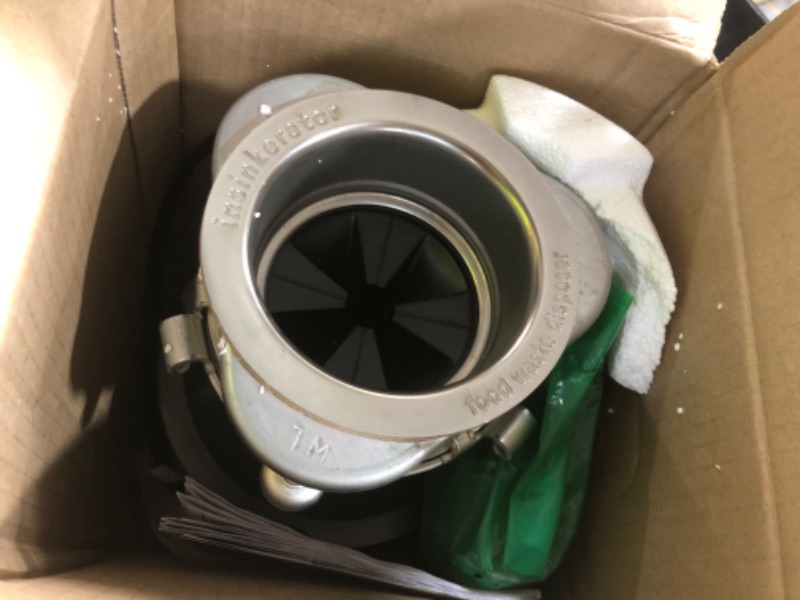 Photo 1 of PARTS ONLY ----------------------------------------------------------InSinkErator Badger 5 Garbage Disposal with Power Cord, Standard Series 1/2 HP Continuous Feed Food Waste Disposer, Badger 5 W/C, No Size, Black/Gray
