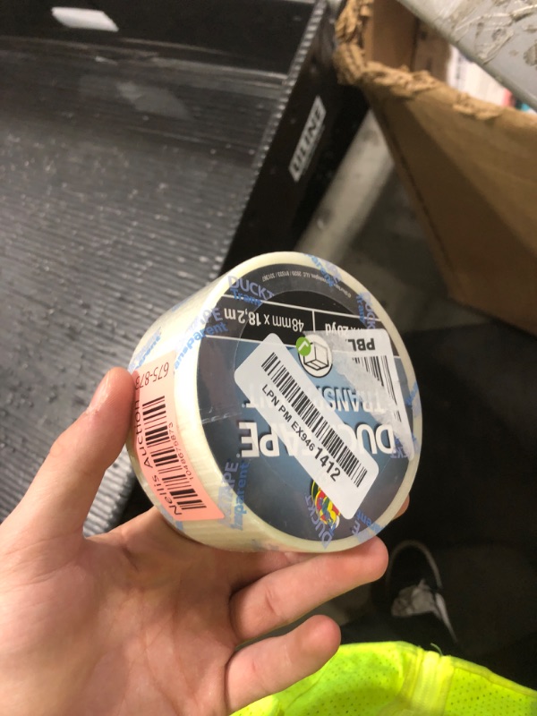 Photo 1 of Duck, DUC241380, Transparent Duct Tape, 1 Each, Transparent, Clear