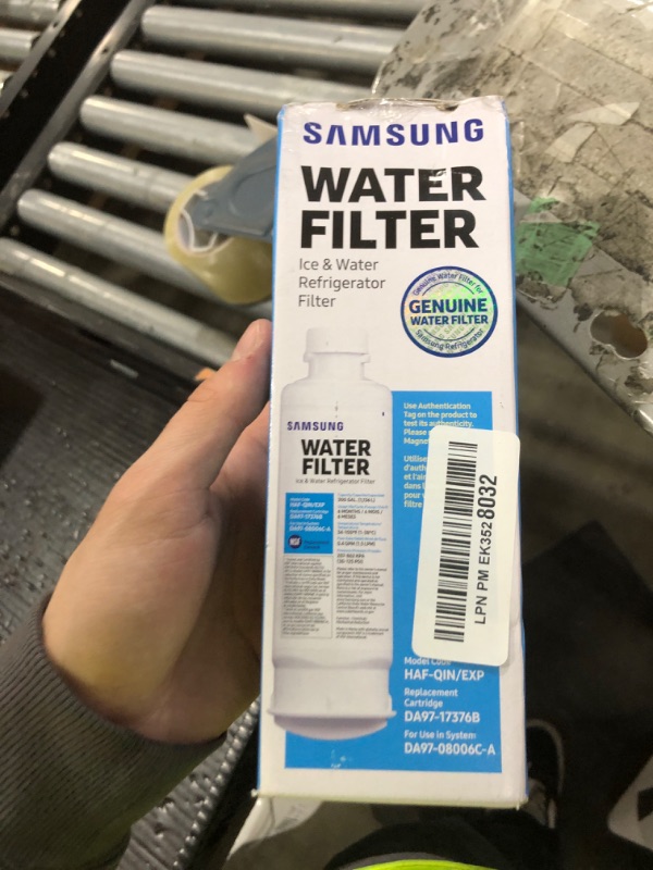 Photo 1 of Samsung DA97-17376B Fridge Water Filter, Model HAF-QIN/EXP