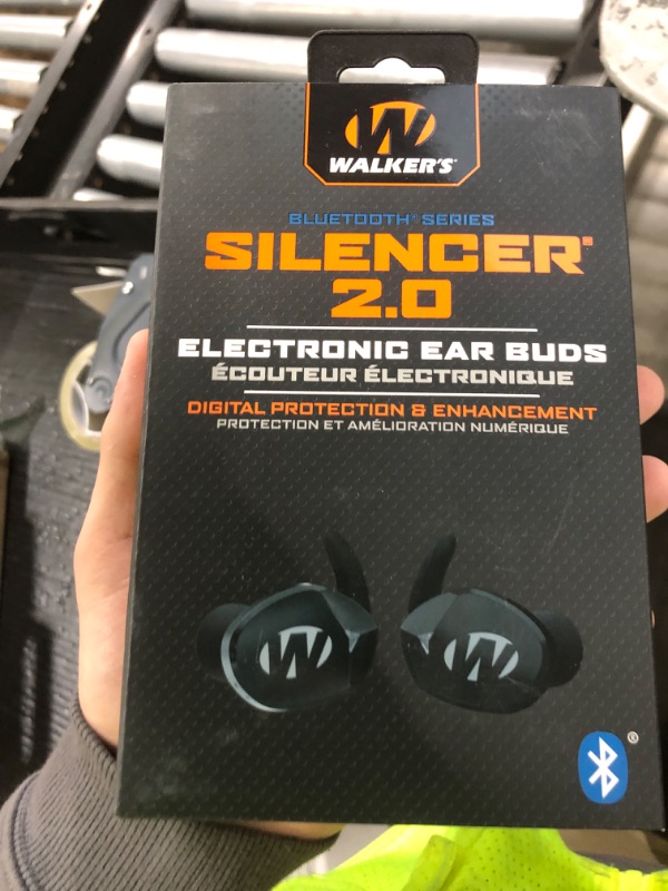 Photo 1 of Walker's Silencer 2.0 FDE Bluetooth Rechargeable Electronic Ear Plugs (NRR 24dB)