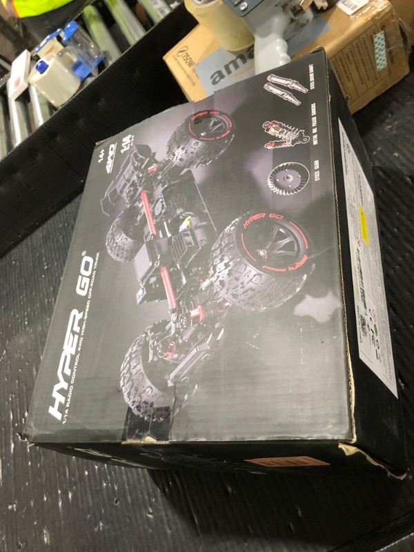 Photo 1 of HYPER GO 14210 H14BM V3 1/14 Brushless RC Cars for Adults Fast 50 mph, RC Trucks 4X4 Offroad Waterproof, Electric Powered High Speed RC Car, Fast Extreme RC Truggy with 3S Battery for Snow Sand