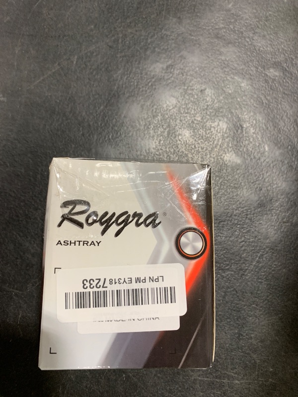 Photo 1 of roygra Outdoor Ashtray for Outside Patio, Metal Windproof Smokeless Ashtray with Lid, Home Table Decor, Patio Decorations Outdoor, Ashtrays for Smokers Indoor - Bronze, Small (3.81 x 3.08 x 3.08’’)