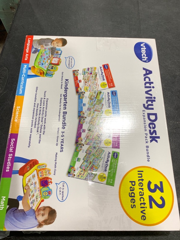 Photo 1 of VTech Touch and Learn Activity Desk 4-in-1 Kindergarten Expansion Pack Bundle for Age 3-5