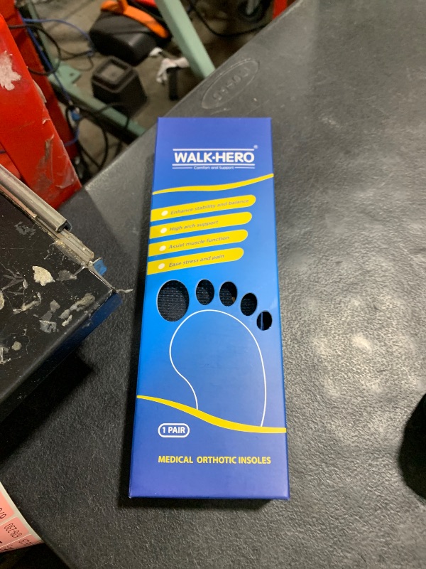 Photo 1 of Inserts Relieve Plantar Fasciitis - Flat Feet Insoles Arch Supports, Orthotic Insoles for Foot Pain Arch Pain Reduce Muscle Fatigue Absorb Shock (Mens 6-6 1/2 | Womens 8-8 1/2)