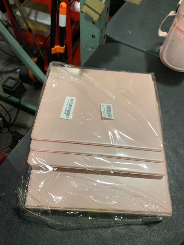 Photo 1 of 0.5-inch 3-Ring Binder with 2 Interior Pockets, 0.5'' Basic Binders Holds US Letter Size 8.5'' x 11''for Office/Home/Back to School, 6 Pack (Pink)
