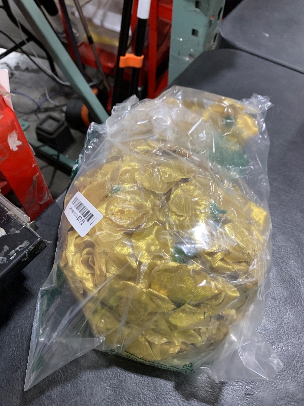 Photo 1 of Rose Head Flowers with Stem - 108pcs Gold Rose Artificial Flowers Bulk - Silk Roses Fake Flower for Wedding Bouquet Party Home Decor DIY Baby Shower Centerpieces Tables Decoration