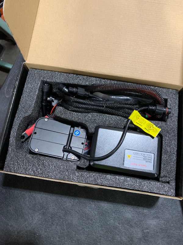 Photo 1 of Auxbeam 6 Gang Switch Panel BC60, Universal Circuit Control Relay System Box with Automatic Dimmable On-Off LED Switch Pod Touch Switch Box for Car Pickup Truck UTV ATV Boat, 2 Years Warranty, Blue