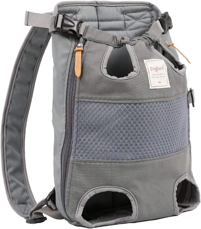 Photo 1 of Dog Carrier Backpack - Legs Out Front - Facing Pet Carrier Backpack for Small Medium Large Dogs, Airline Approved Handsa - Canvas Mesh Free Cat Travel Bag