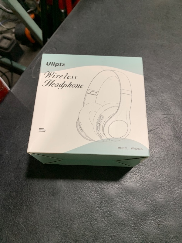 Photo 1 of Uliptz Wireless Bluetooth Headphones, 65H Playtime, 6 EQ Sound Modes, HiFi Stereo Over Ear Headphones with Microphone, Foldable Lightweight Bluetooth 5.3 Headphone for Travel/Office/Cellphone/PC