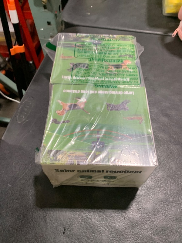 Photo 1 of 4Pack Deer Cat Squirrel Rabbit Repellent Outdoor Solar Ultrasonic Animal Repeller Waterproof Dog Deterrent with Flash Light Motion Sensor to Keep Skunk Coyote Raccoon Rodent Possum Out of Garden