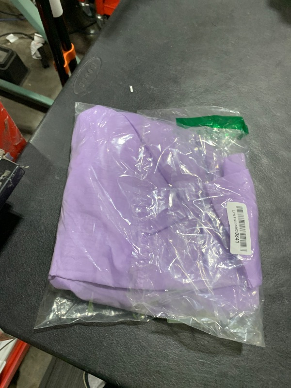 Photo 1 of Aiyufeng Light Purple Sheer Curtain Panels Pair Sold 63 Inch Length, Light Filtering Window Curtain Drapes Treatment for Kitchen, Bedroom/Children Room, Voile Top Dual Rod Pocket, 2 Pack of 42 x 63"