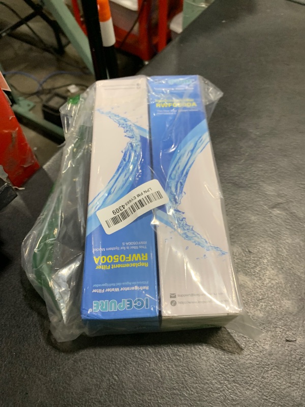 Photo 1 of ICEPURE 4396508 Refrigerator Water Filter Replacement for EveryDrop Filter 5, EDR5RXD1, Whirlpool 4392857, NL300, 4396510, 4396509, 4396547, LC400V, 4396510p, WF-NLC240V,PNL240V, 2PACK